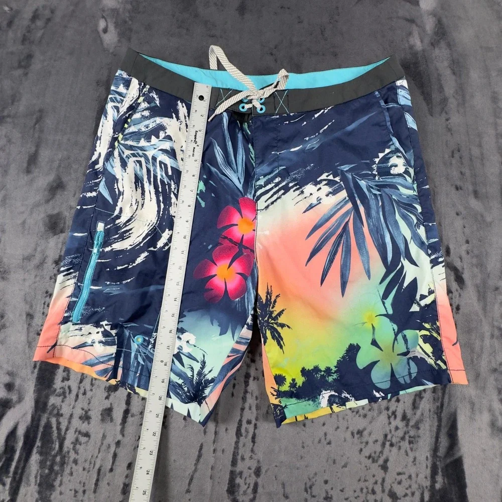 Tommy Bahama Board Shorts Mens 36 Multicolor Tropical Floral Palm Relax 4380